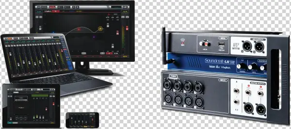 12 Input Remote Controlled Digital Mixer - Soundcraft Ui12