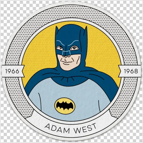 Adam West Coaster-01 - Cartoon