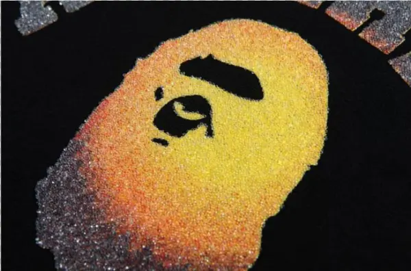 Bape 01161635 Fashion Men's Yellow Monkey Logo A Bathing - Icon