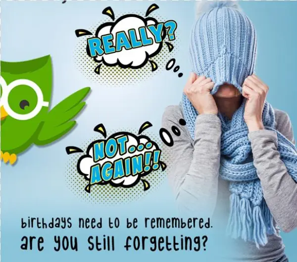 Birthday Calendar Reminder - Illustration