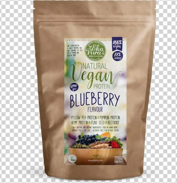 Ekopura Natural Vegan Protein Blueberry Pack - Coko Milk Protein