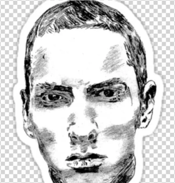 Eminem Clipart Transparent - Sketch