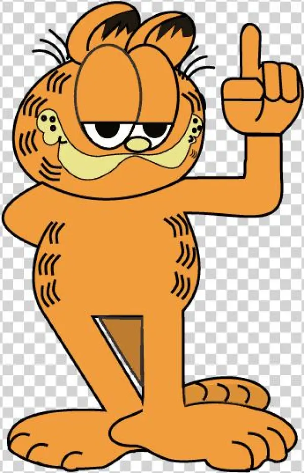 How To Draw Garfield - Cartoon