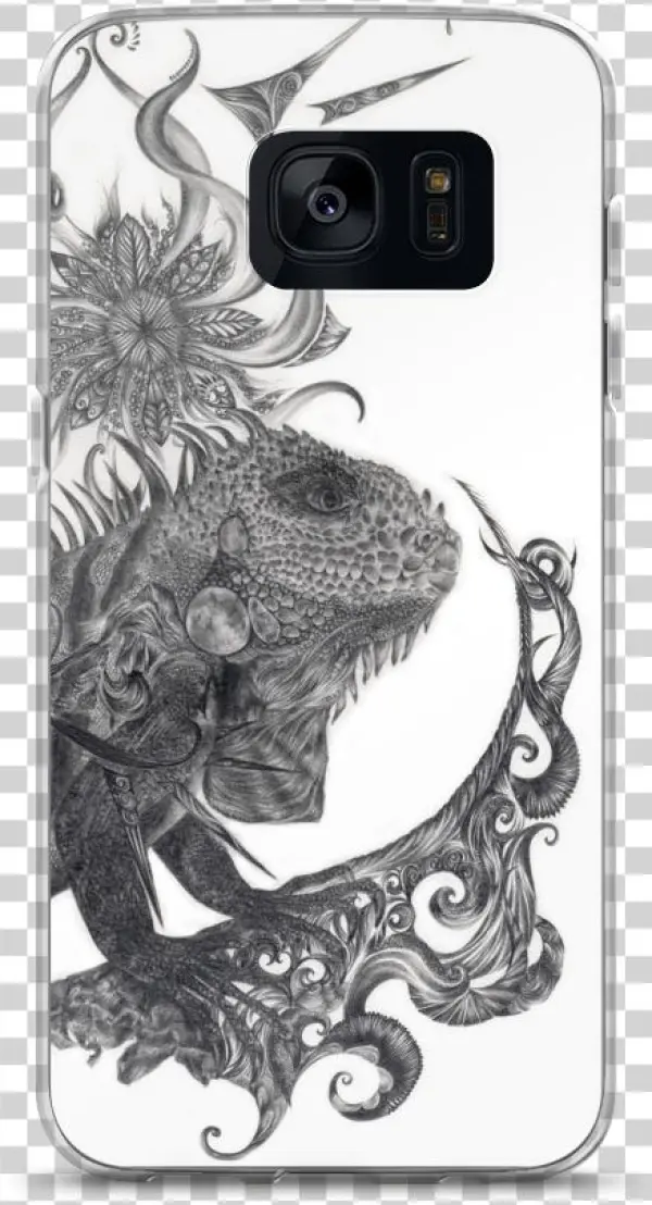 Iguana Samsung Phone Case - Cartoon
