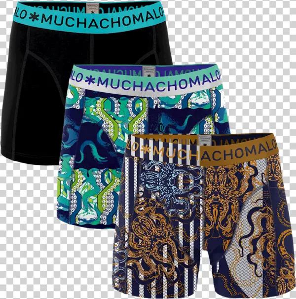 Men 3-pack Boxershort Release The Kraken - Muchachomalo