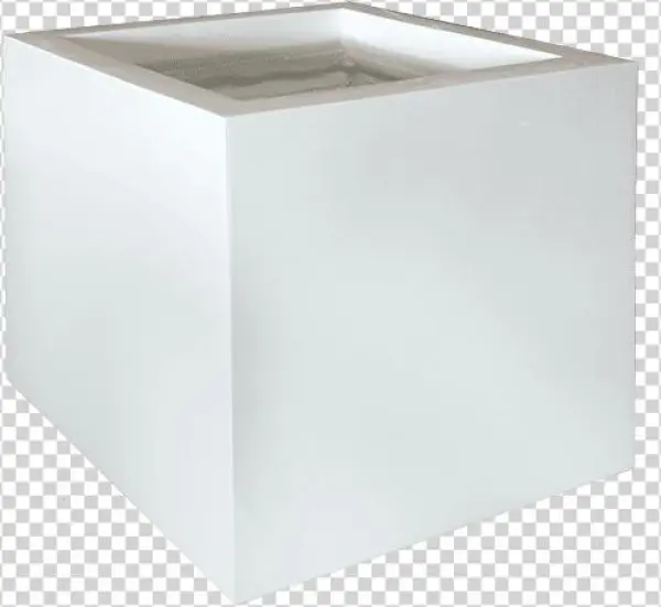Montroy Cube Fiberglass Planter - Ceiling