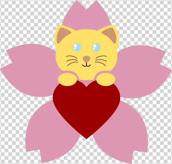 Neko-yumi150 - Blume Malvorlage