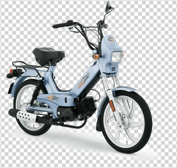On A Two-wheeler With Turn Indicators - Tomos Standard