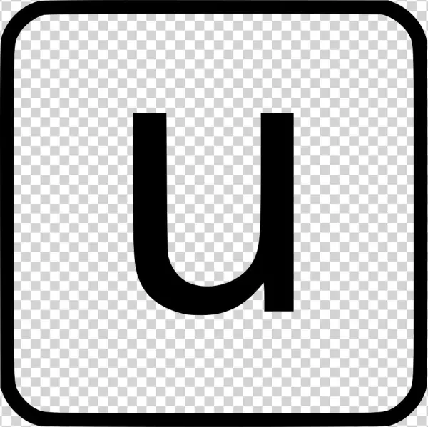 Png File Svg - Lowercase U