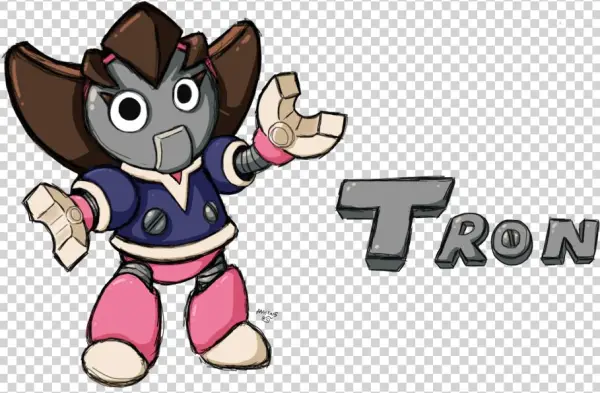 Servebot-tron Transparent - Cartoon