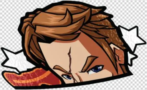 Soldier 76 Daredevil Peeker Sticker