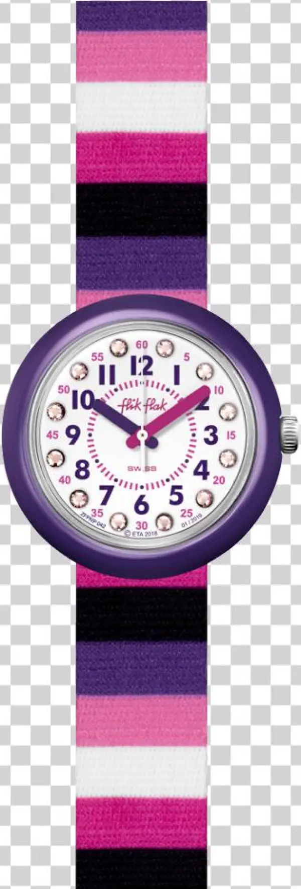 Stripe Up Your Life - Clock