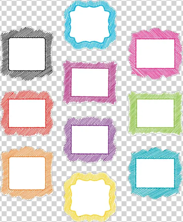 Tcr 2670 Scribble Cutouts - Motif