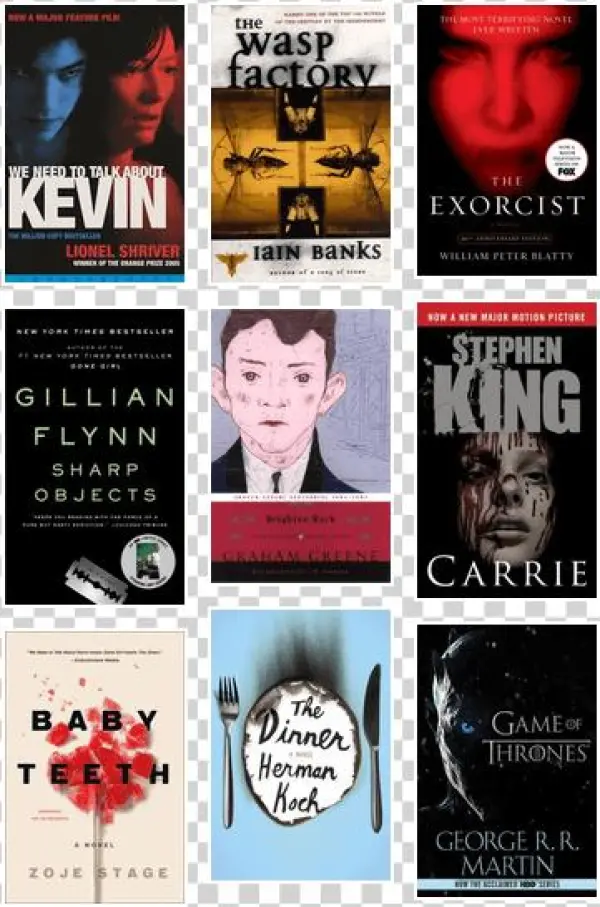 Adult Books Featuring Evil, Terrible, No Good Kids - Wasp Factory: A Novel [book]