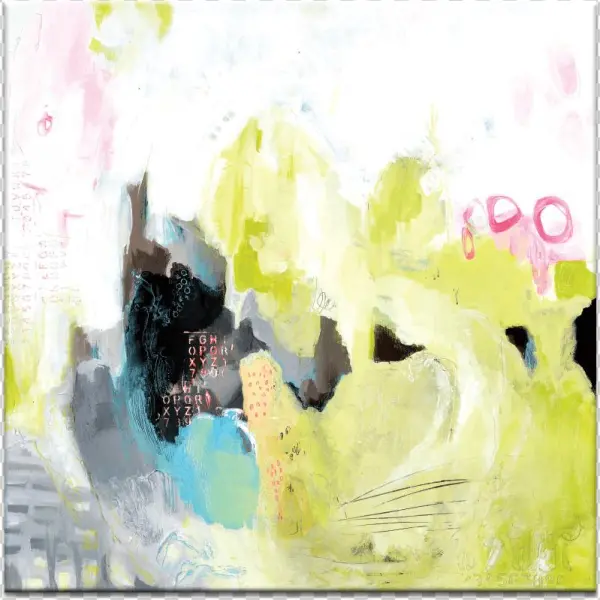 Alphabet City - Alphabet City, Gallery Wrapped Canvas, 40"x40", White,