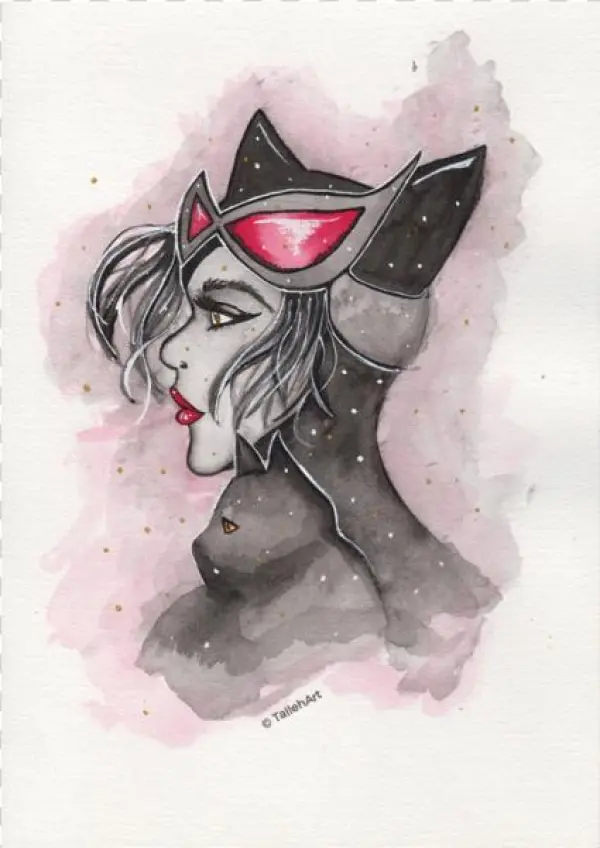Catwoman Print - A4/a6 - Painting