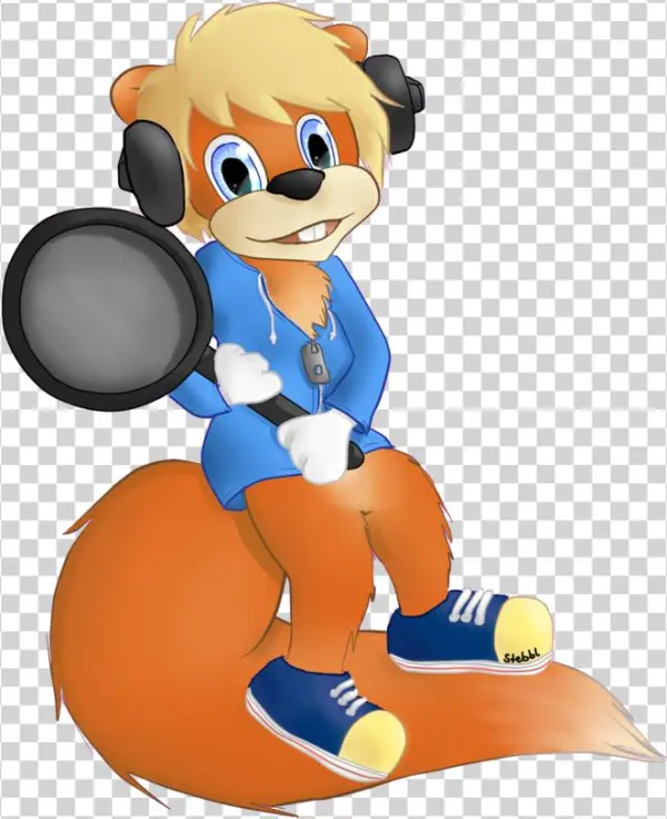 Conker's Bad Fur Day Deadpool Cartoon Mascot Figurine - Conker A Bad Fur Day Anime