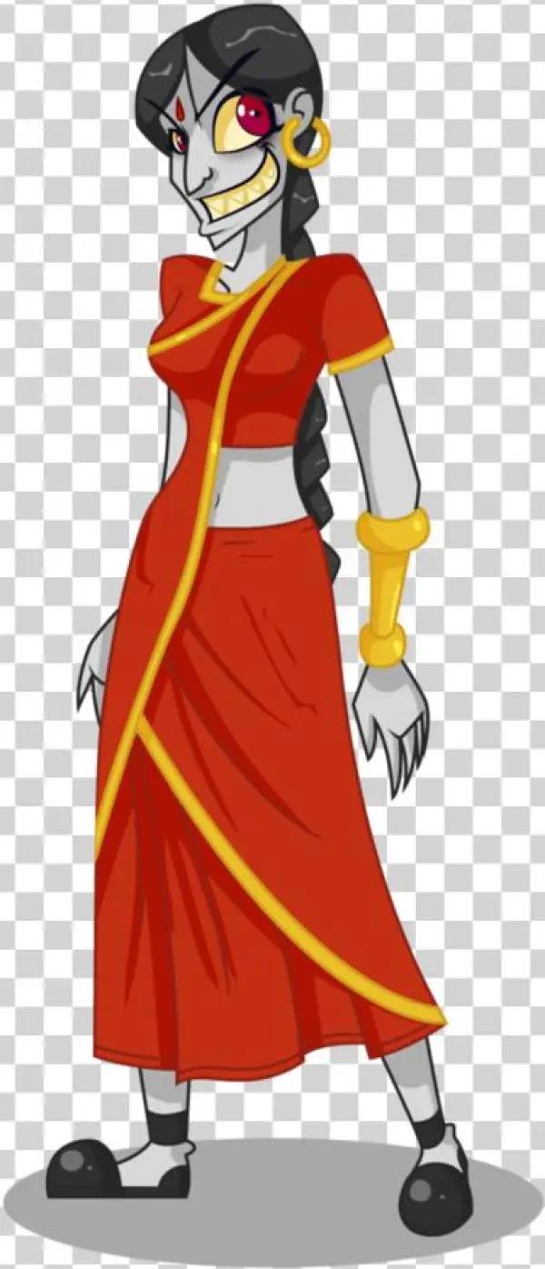 Durga Drawing Animated Clip Transparent Download - Drawing