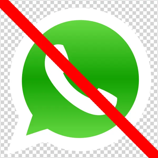 File - No-whatsapp - Clip Art