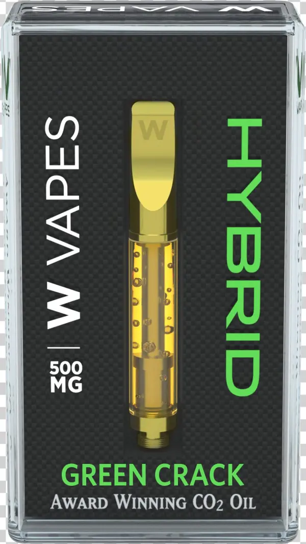 Green Crack Sativa 500mg Premium Cartridge - Bullet