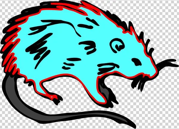 How To Set Use Hot Blue Rat Svg Vector