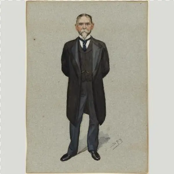 John Milton Hay, Watercolor Portrait By Sir Leslie - Gentleman