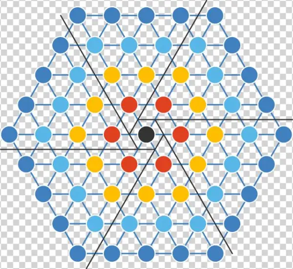 Nodes By Hexnet - Sødahl Pude Chinese Gul/grå