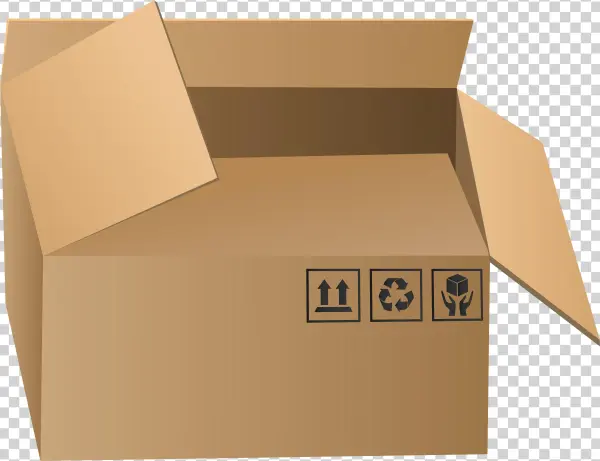 Open Packaging Box Png Clip Art