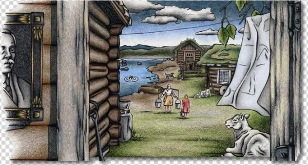 Selma's Saga Explores The Nature That Surrounds Each - Painting