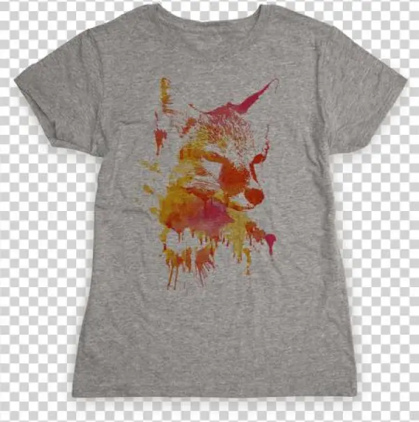 Watercolor Fox Womens T-shirt - If It Requires Pants Or A Bra It's Not Happening T-shirt: