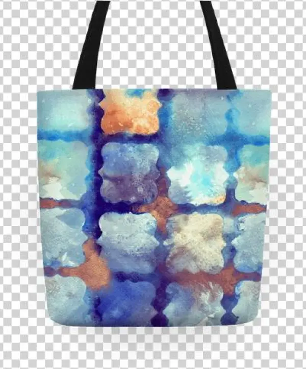 Watercolor Rainbow Texture Pattern Tote - Watercolor Rainbow Texture Pattern Tote Bag: Funny