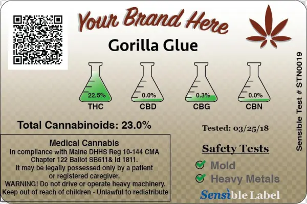 Your Brand Here Small Sensible Label - Poster