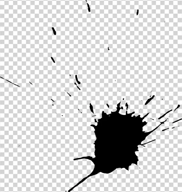 19 Black Paint Splatters Vol