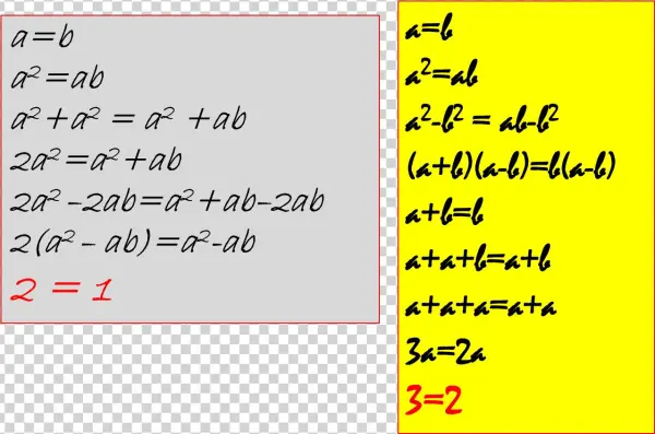And One Equals Two - Equals One