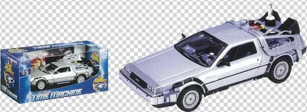 Back To The Future - Welly 1/24 Scale Diecast Metal Delorean Time Machine