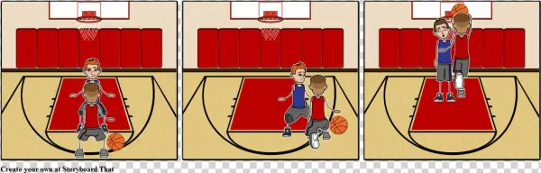 Basketball Dunk Scene - Basketball