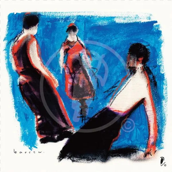 Blue Dancer - Painting