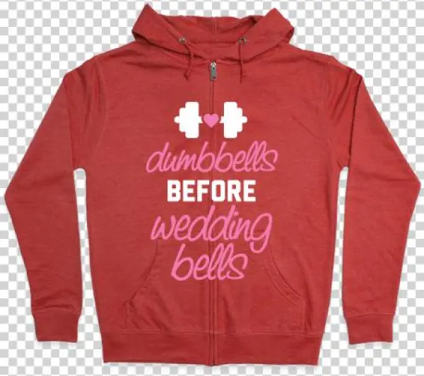 Dumbbells Before Wedding Bells Zip Hoodie - Believe In Chael Sonnen