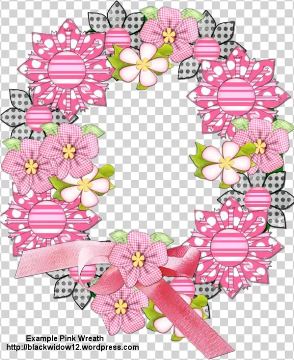 Example Pink Wreath - Wreath