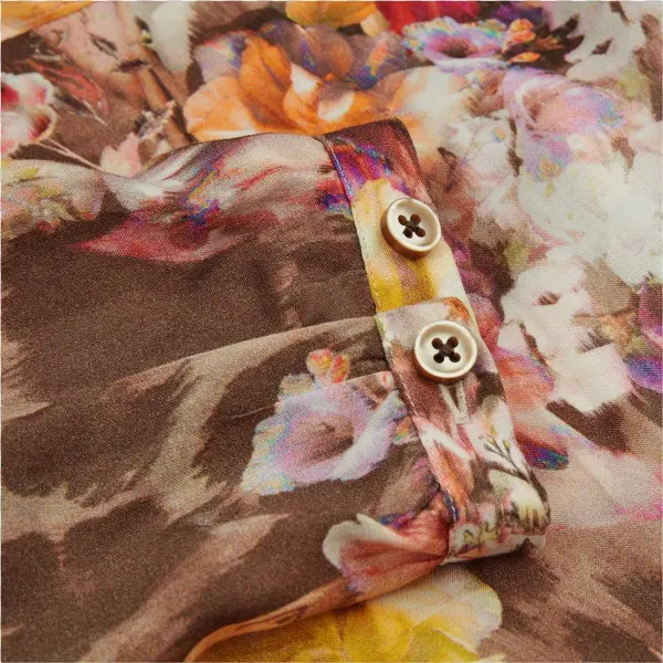 Floral Leopard Feminine Blouse