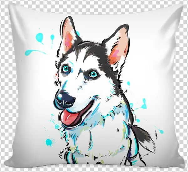 Husky Pillow Cover - Pillow