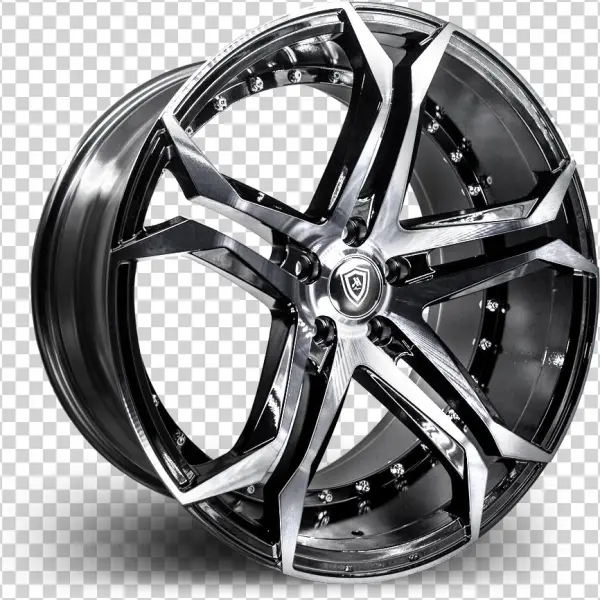 M3284 Marquee Wheel Smoke Polish Black Side