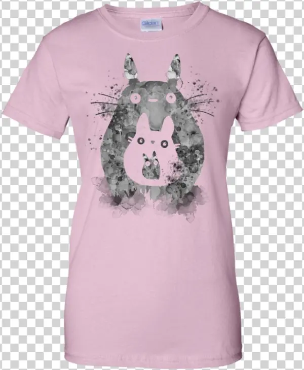 My Neighbour Watercolor And Splatter Totoro T Shirt - Bunkieshop Demon - Smiley Demon T Shirt & Hoodie