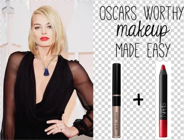 Oscars 2015 Beauty - Margot Robbie Oscars Red Carpet