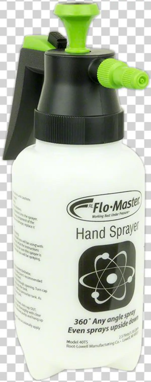 Pressurized Spray Bottle - Rl Flo-master Hand Held Sprayer, 2.5 Pint, White, Lawn