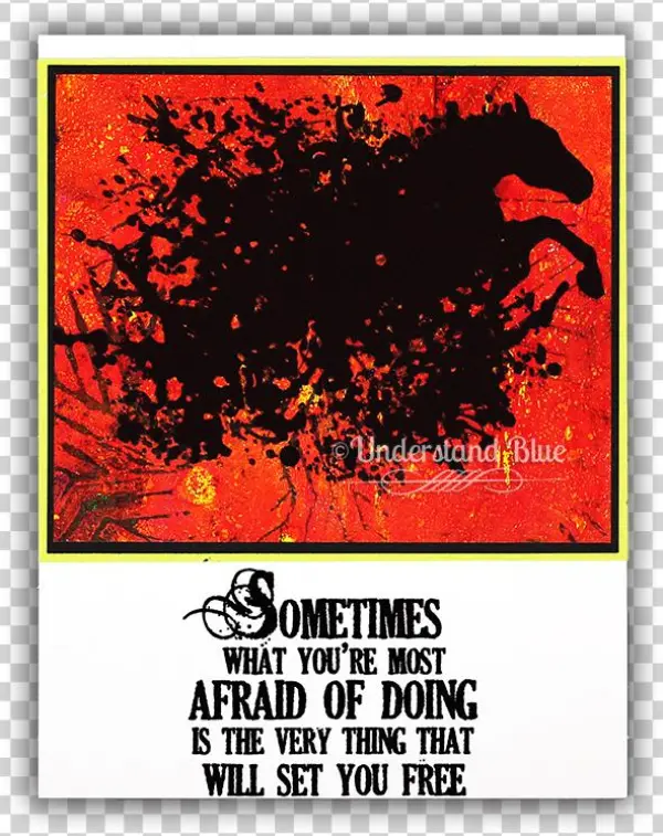 Stay Wild Gel Press Print And Visible Image Card By - Poster