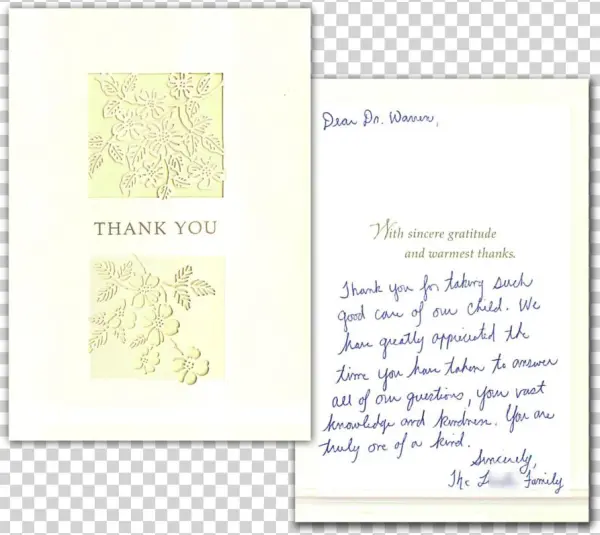 Thank You - Handwriting