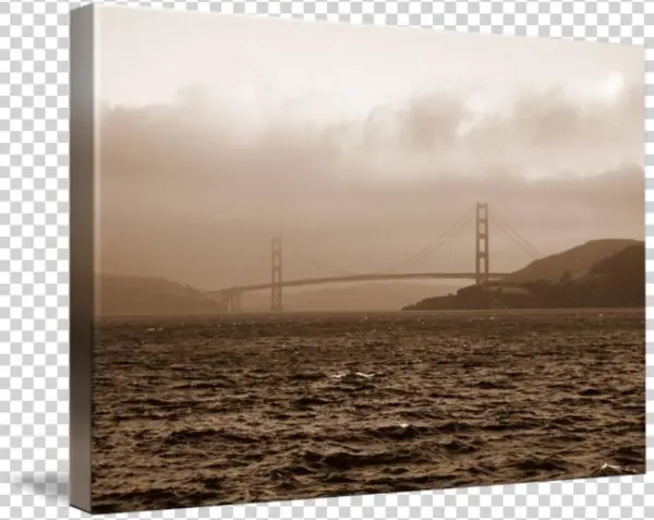 "the Golden Gate In Sepia" By Sf Lilith - Sea
