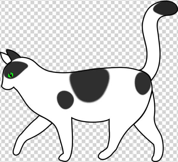 This Free Icons Png Design Of White Cat Walking