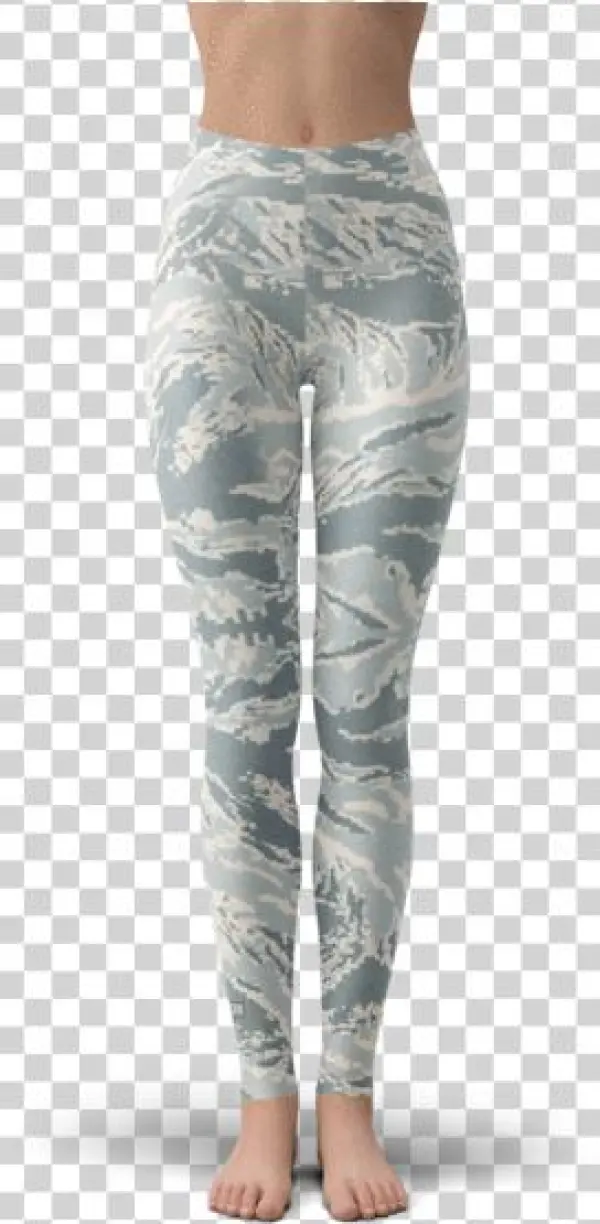 Tiger Stripe Air Force Leggings - Low-rise